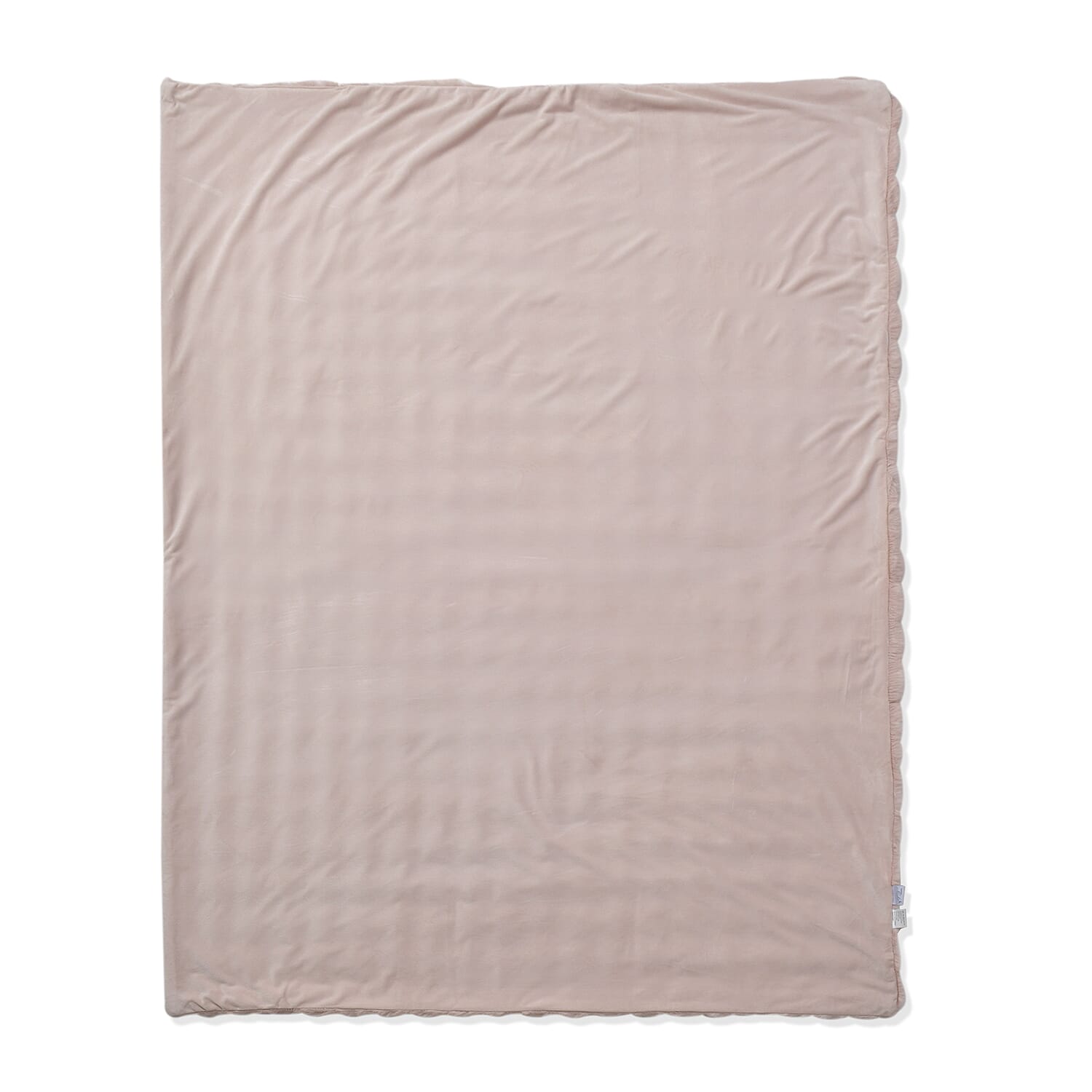 Deluxe Range- Super Soft Faux Fur Double Layer Blanket (Size 200x150) - Blush Pink