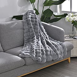 Deluxe Range- 700GSM Super Soft Rabbit Faux Fur Double Layer Blanket