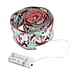 Light Up Christmas Printed Ribbon (Length-3m) - Brown & Red