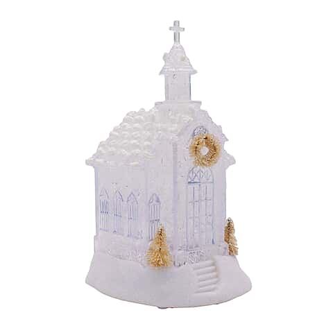 Light up Church Decoration - White - 7551996 - TJC
