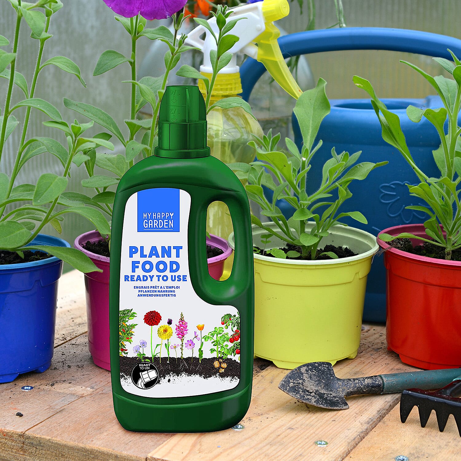 Happy Garden Liquid Plant Food  - (1LTR Ready to Use)