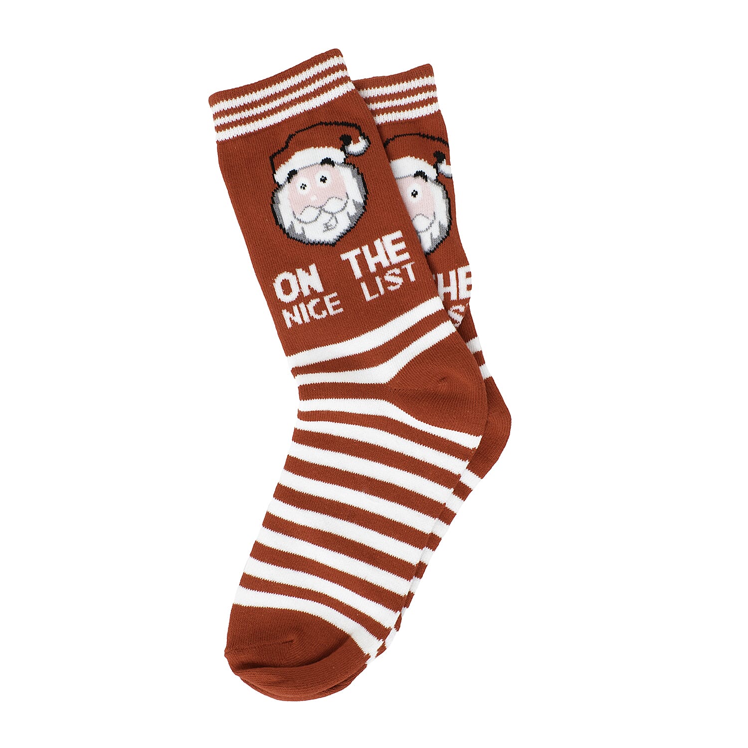 3 Pairs of Christmas Novelty Socks (One Size) - Multi
