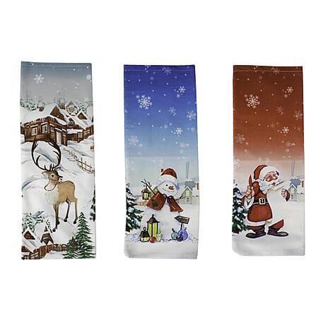 Set of 3 - Christmas Multi Use Gifts Bags