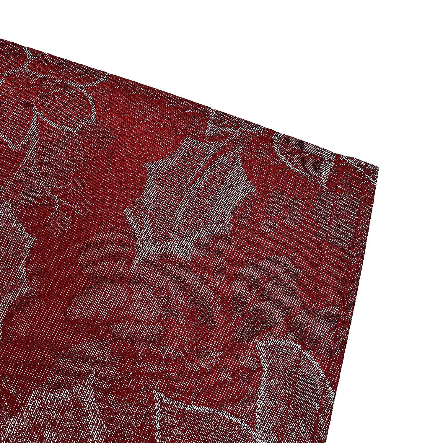 Christmas Poinsettia Table Runner (Size 190x31cm) - Red