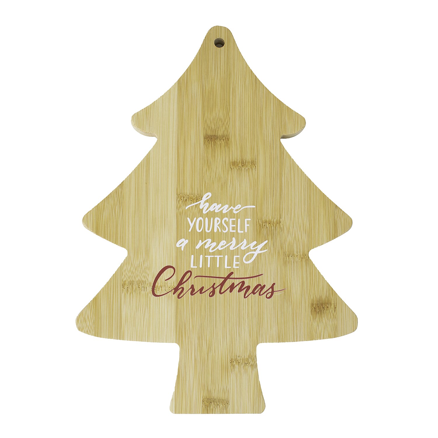Tree Shaped Bamboo Serving Board (Size 33 x 24 cm) - Wood