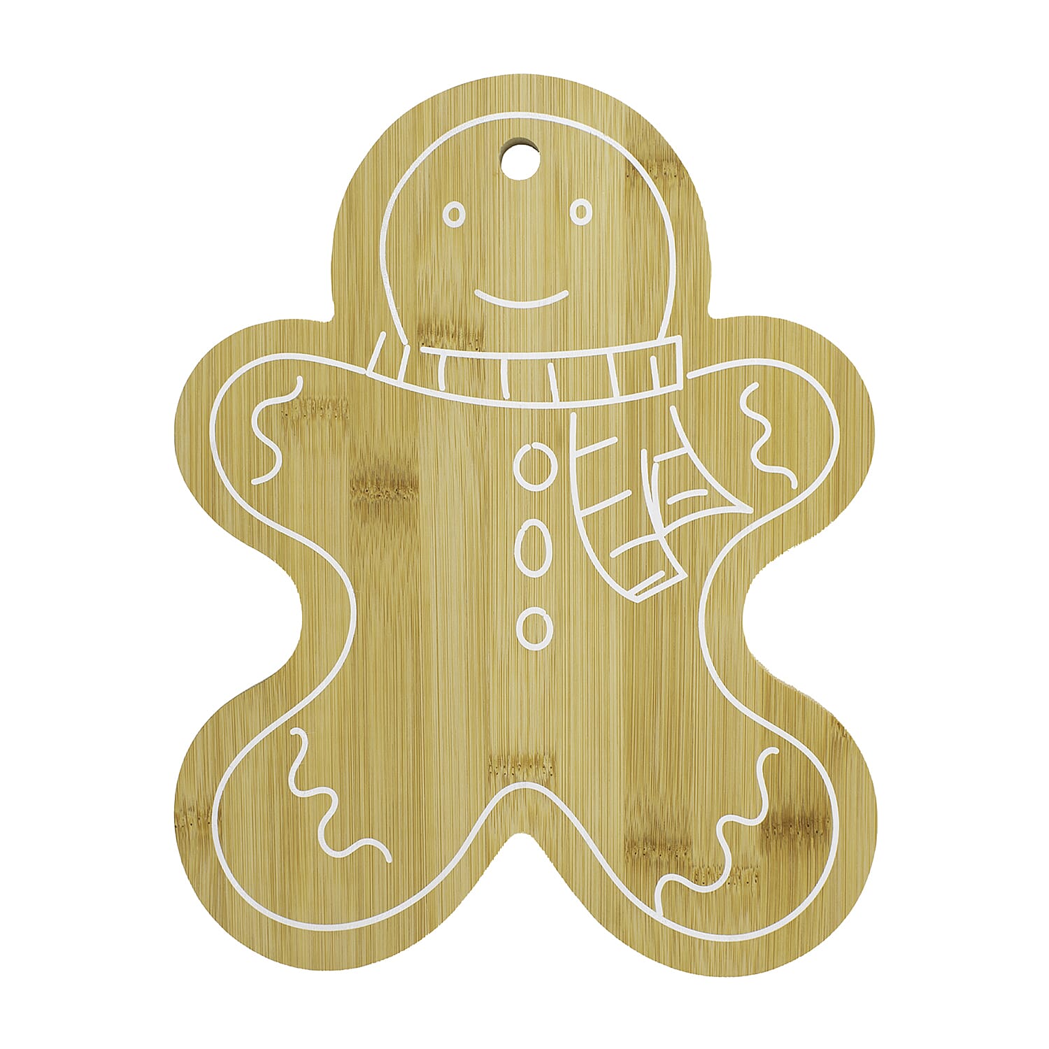 Gingerbread Bamboo Serving Board (Size 24x30 cm)