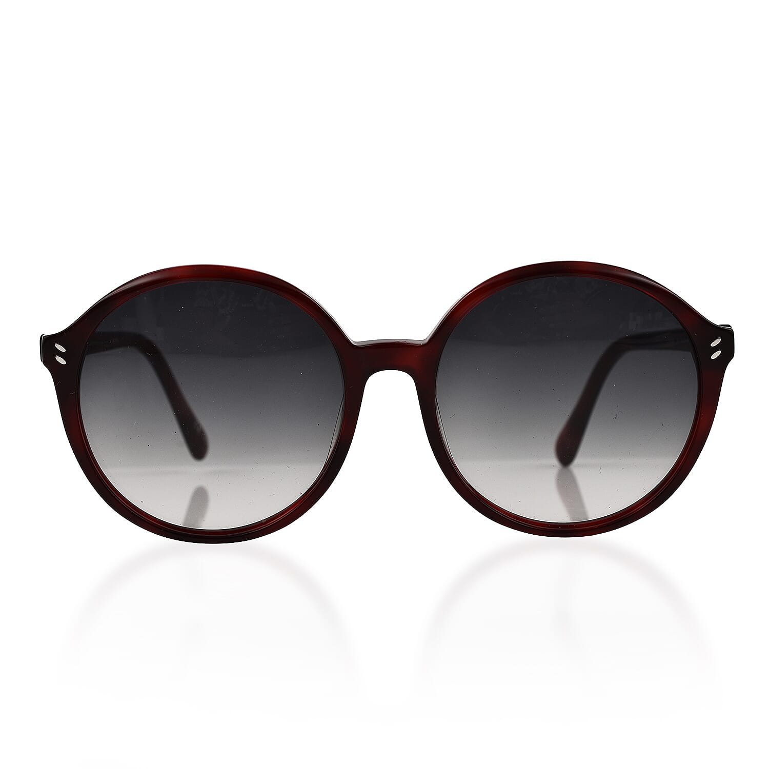 Stella McCartney Round Acetate Round Sunglasses - Burgundy
