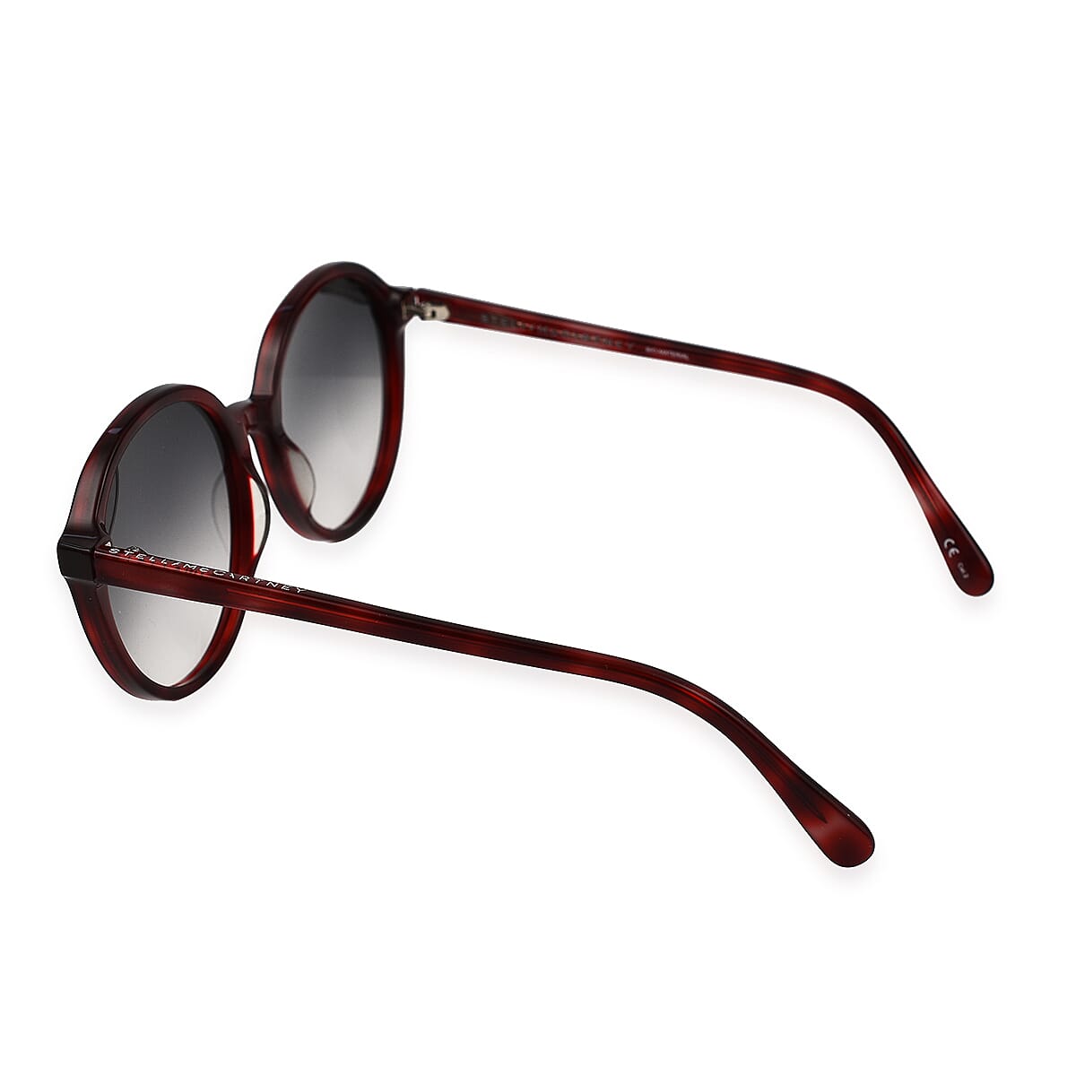 Stella McCartney Round Acetate Round Sunglasses - Burgundy