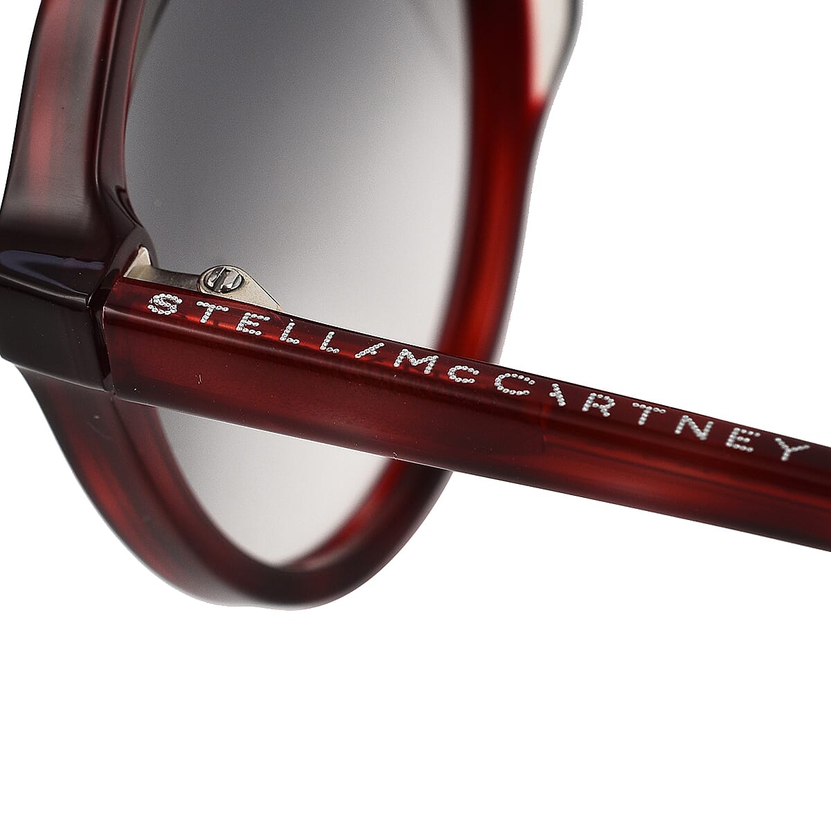 Stella McCartney Round Acetate Round Sunglasses - Burgundy