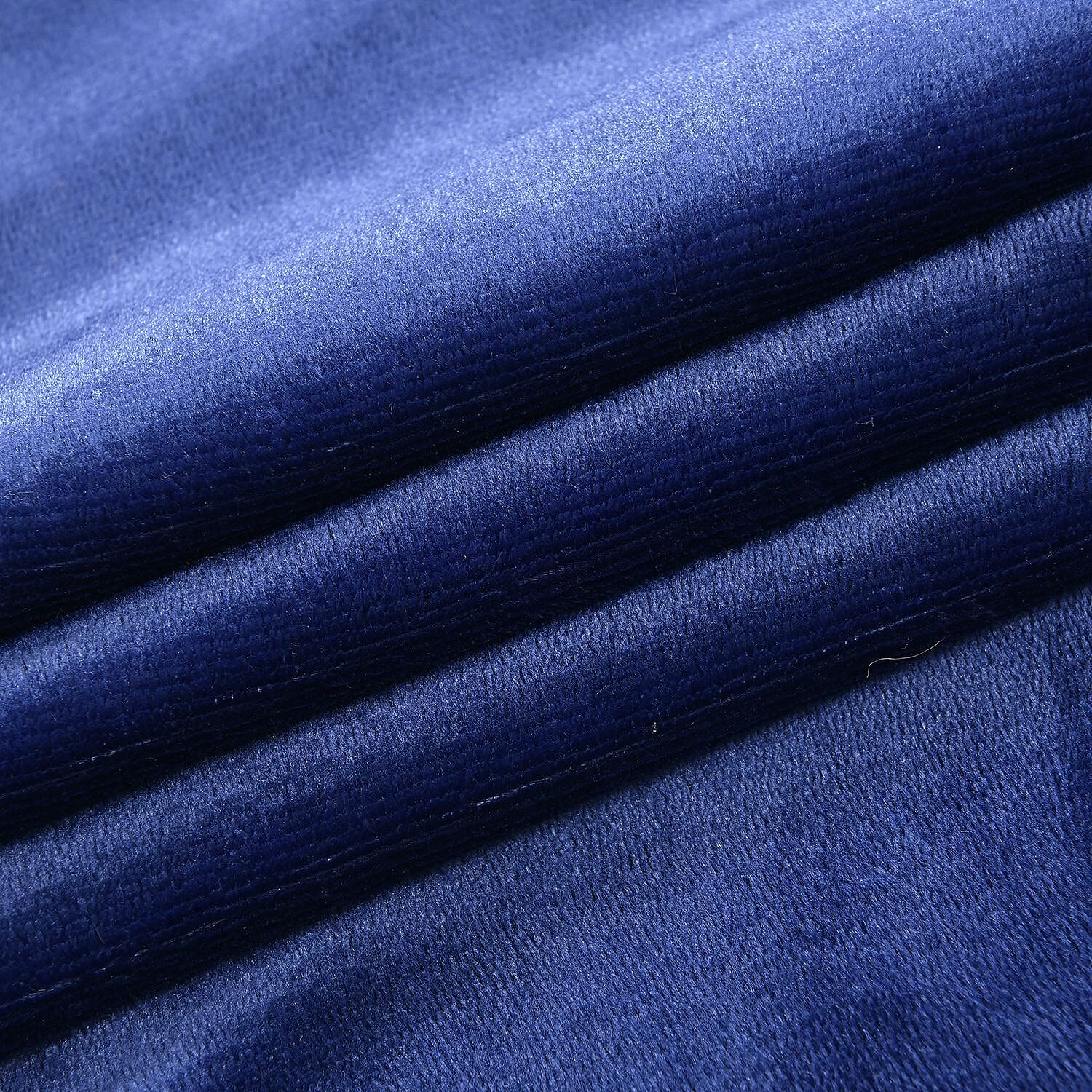 NEW - Sherpa Comforter & 2 Pillow Cases - Navy