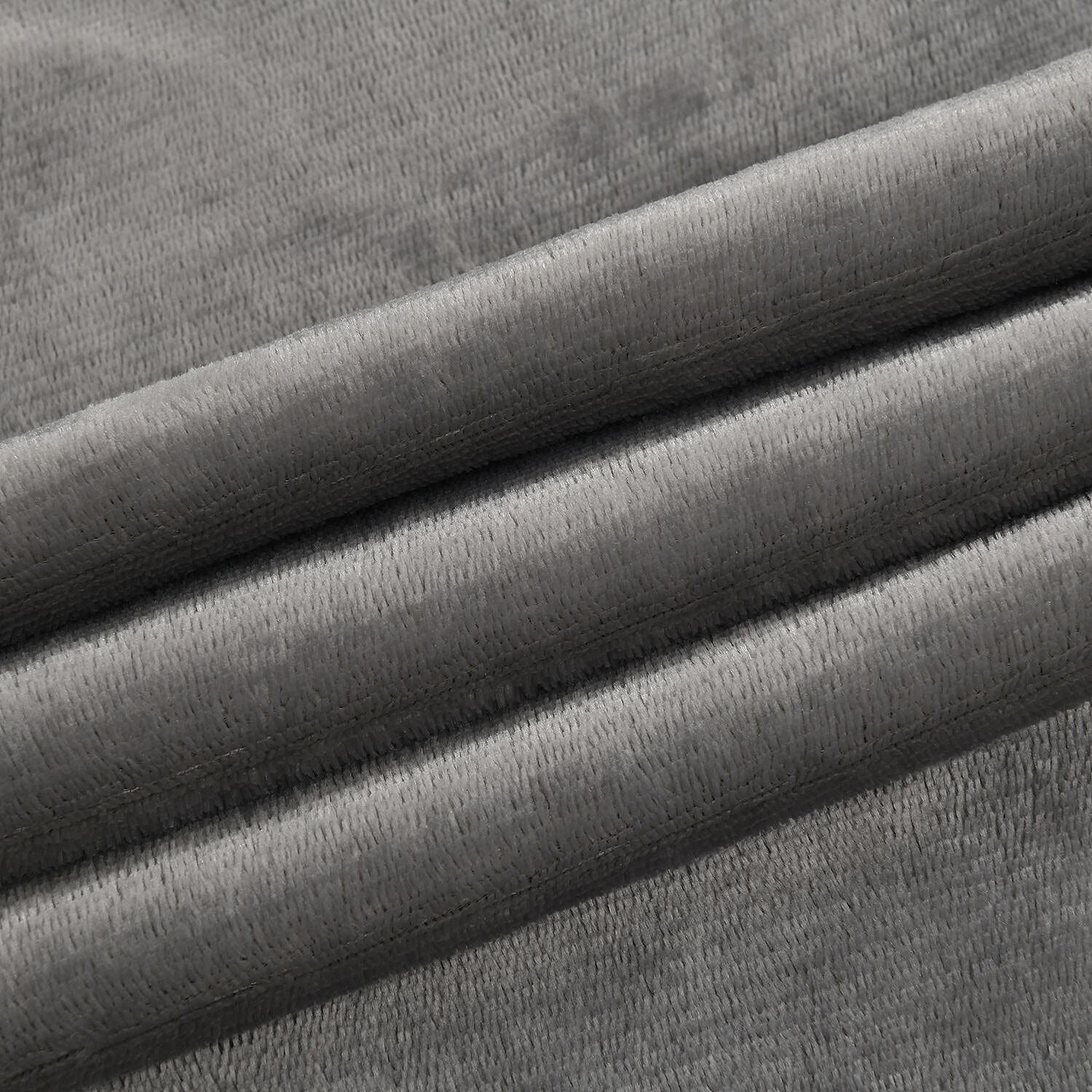 NEW - Sherpa Comforter & 2 Pillow Cases - Navy