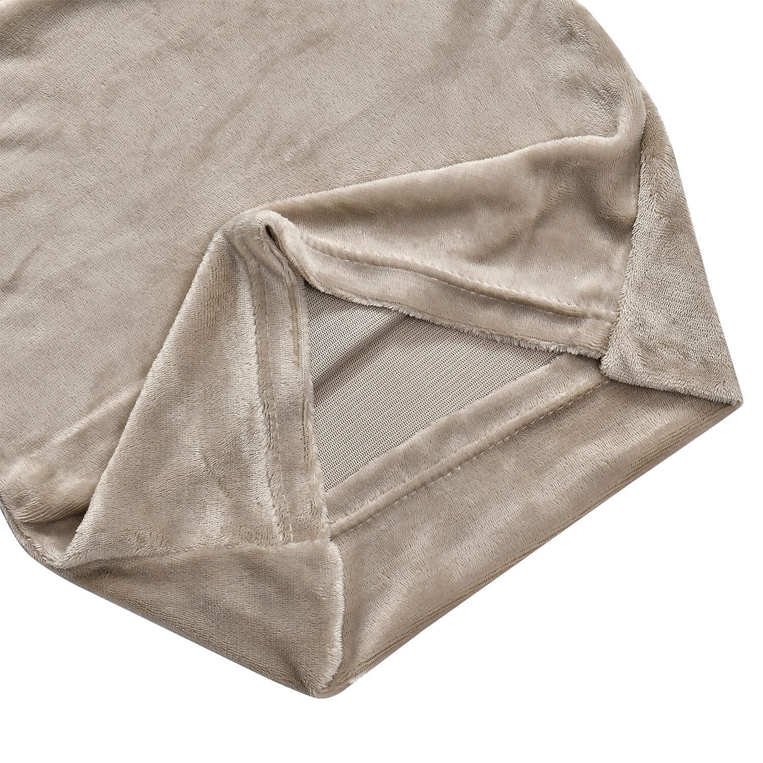 NEW - Sherpa Comforter & 2 Pillow Cases - Navy