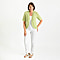 Pure And Natural Cotton Blended Bolero (One Size, 8-18)  - Light Green