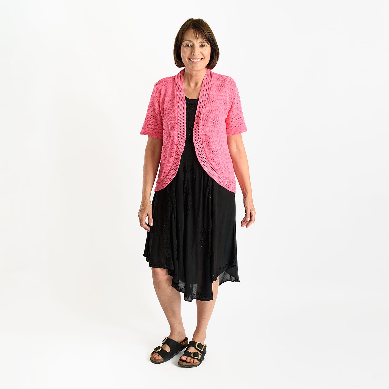 Pure And Natural Cotton Blended Bolero (One Size, 8-18)  - Light Green