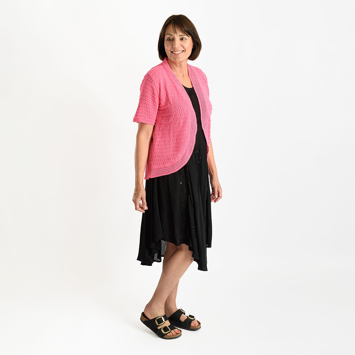 Pure And Natural Cotton Blended Bolero (One Size, 8-18)  - Light Green