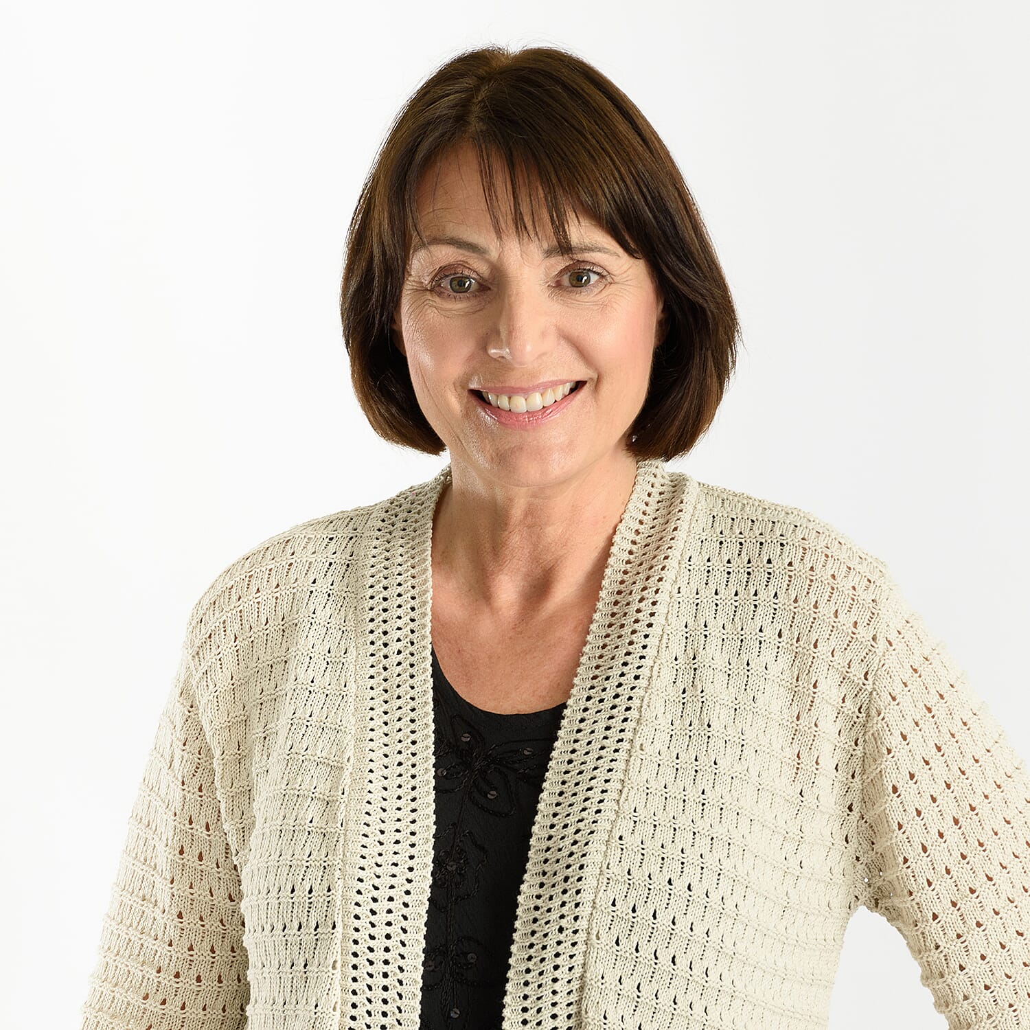 Pure And Natural Cotton Blended Bolero (One Size, 8-18)  - Light Green