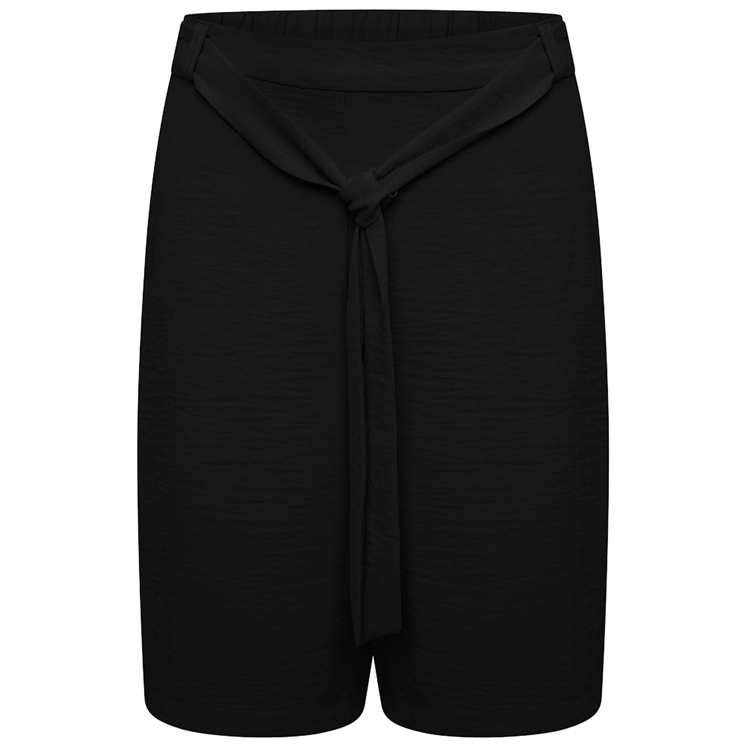 Emreco Tie Waist Shorts (Size 12) - Black