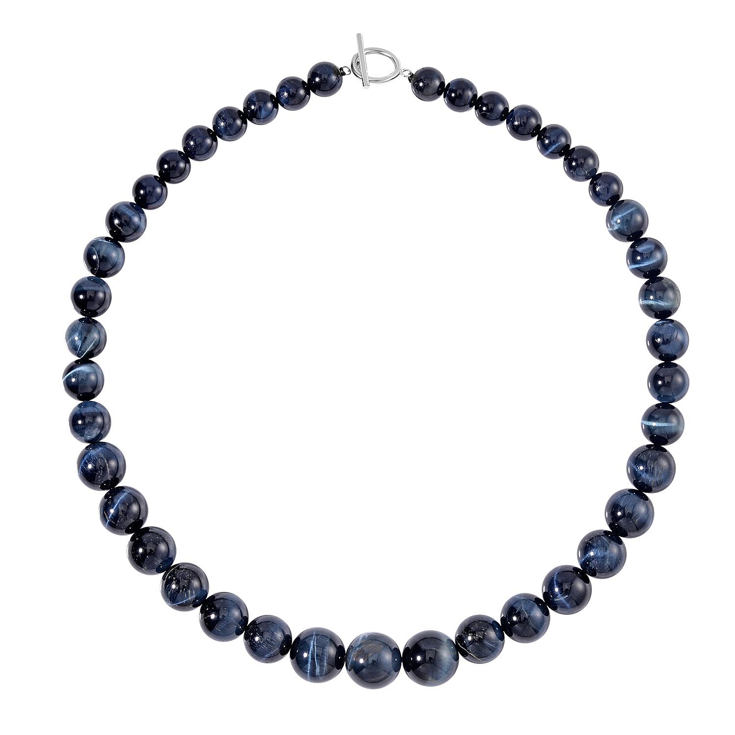 Blue tigers eye necklace new arrivals