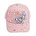 Crystal Butterfly Pattern Cap (One Size) - Grey