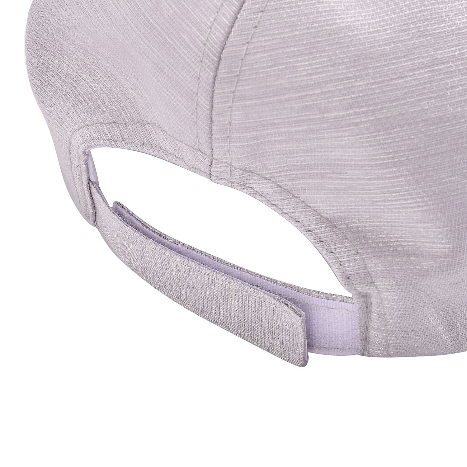 Crystal Butterfly Pattern Cap (One Size) - Grey