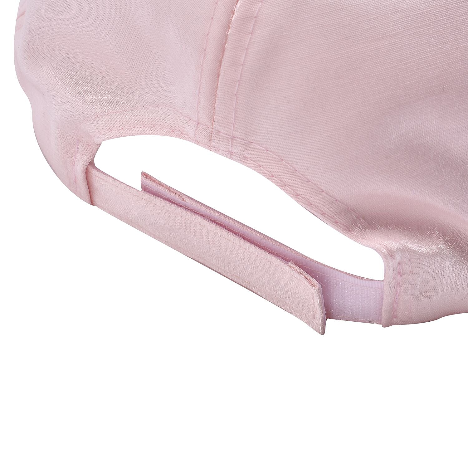 Crystal Floral Pattern Cap (One Size) - Pink