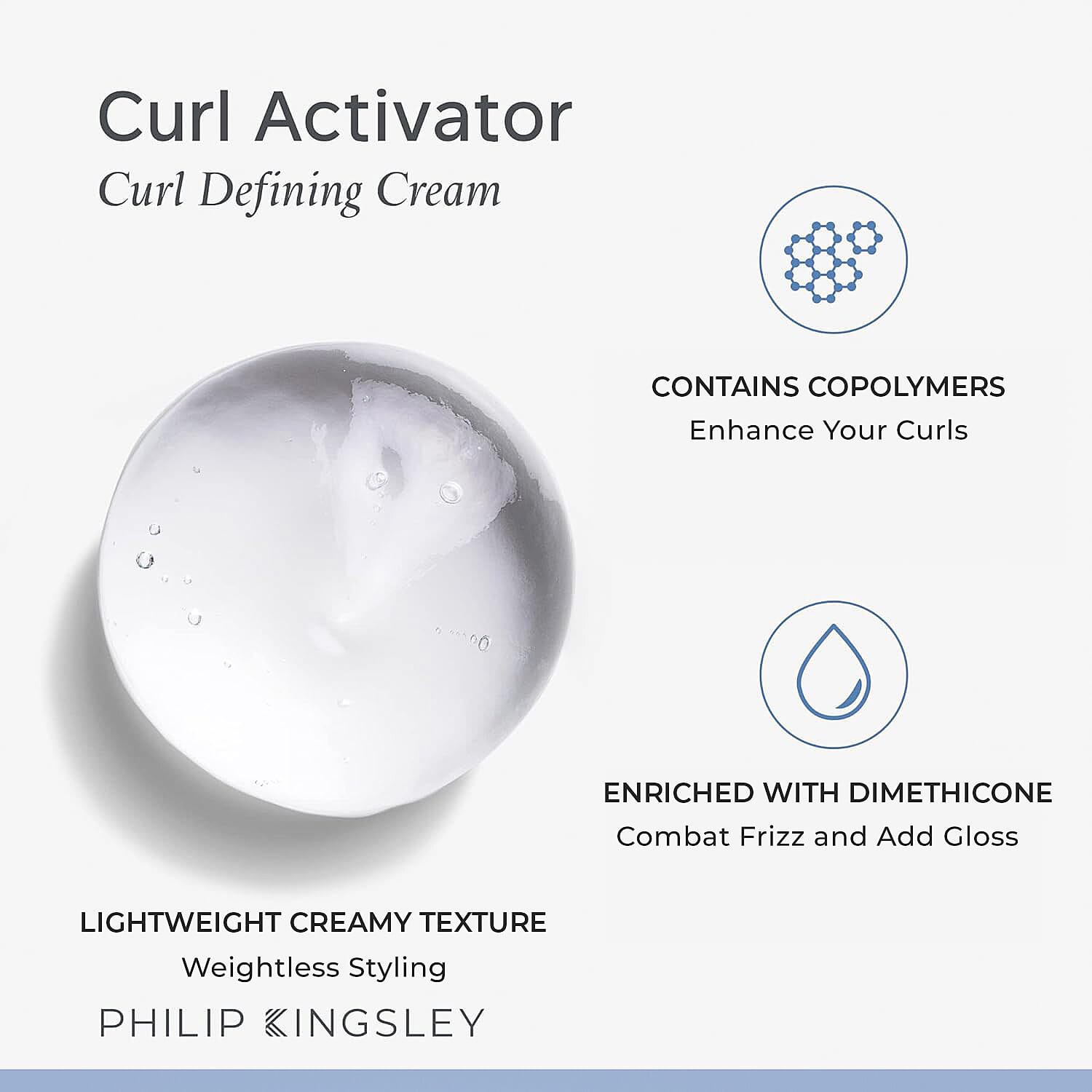 Philip Kingsley Styling - Curl Activator - Curl Defending Cream 100ml
