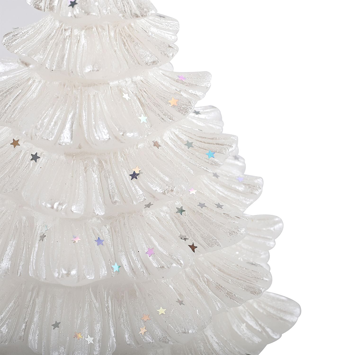 Set of 2 LED Candles with 6 Hrs Timer Function - White