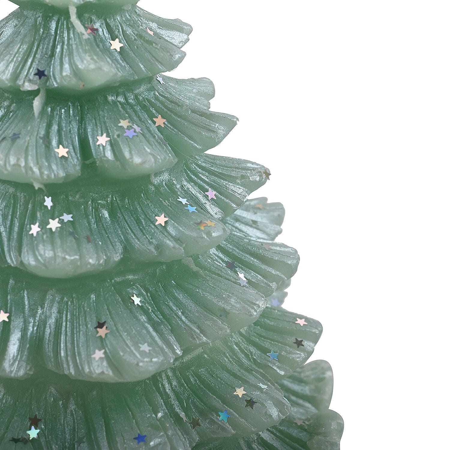 Set of 2 LED Candles with 6 Hrs Timer Function - Green