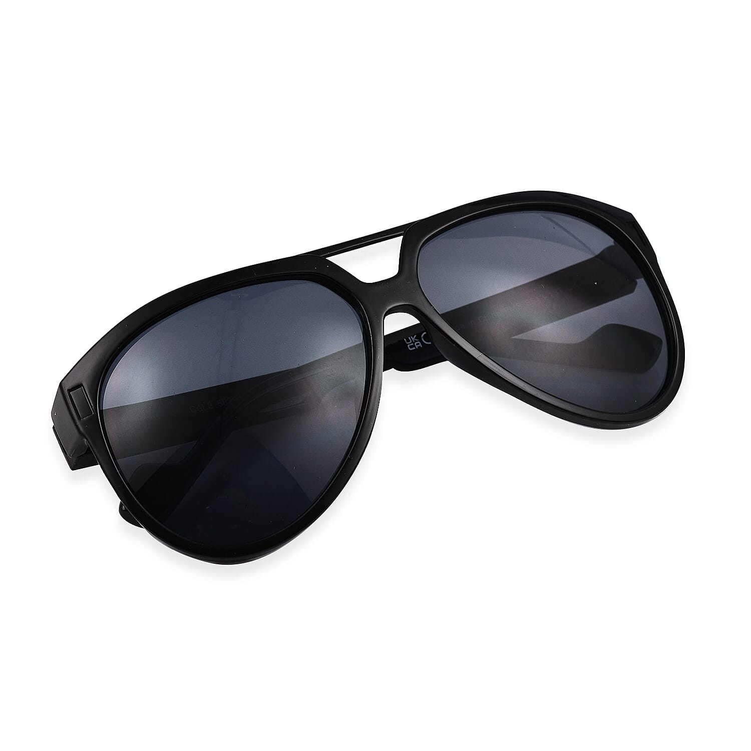 UV 400 Cat 3 Aviator Sunglasses - Black
