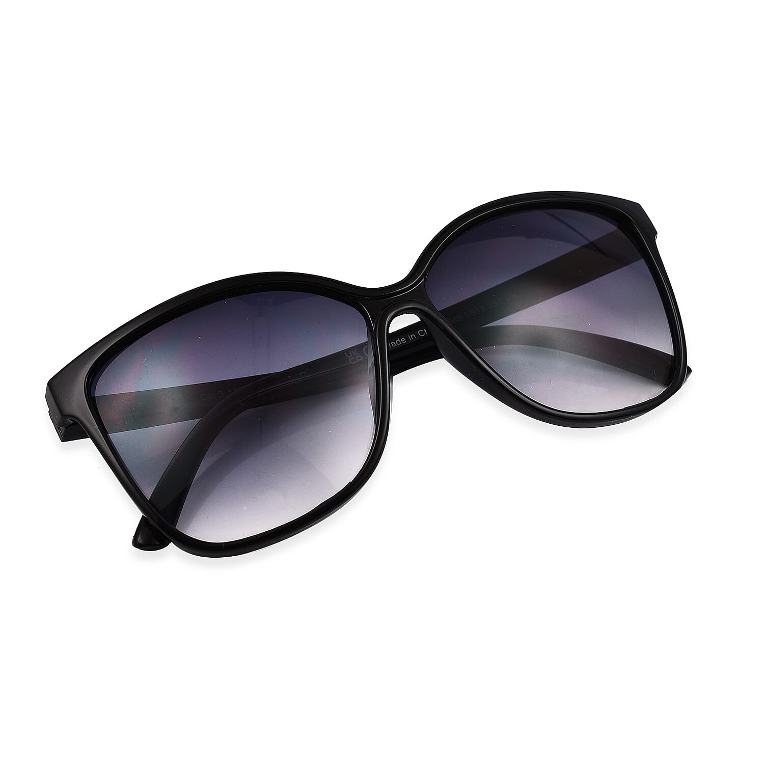 UV 400 Cat 3 Sunglasses Square - Black