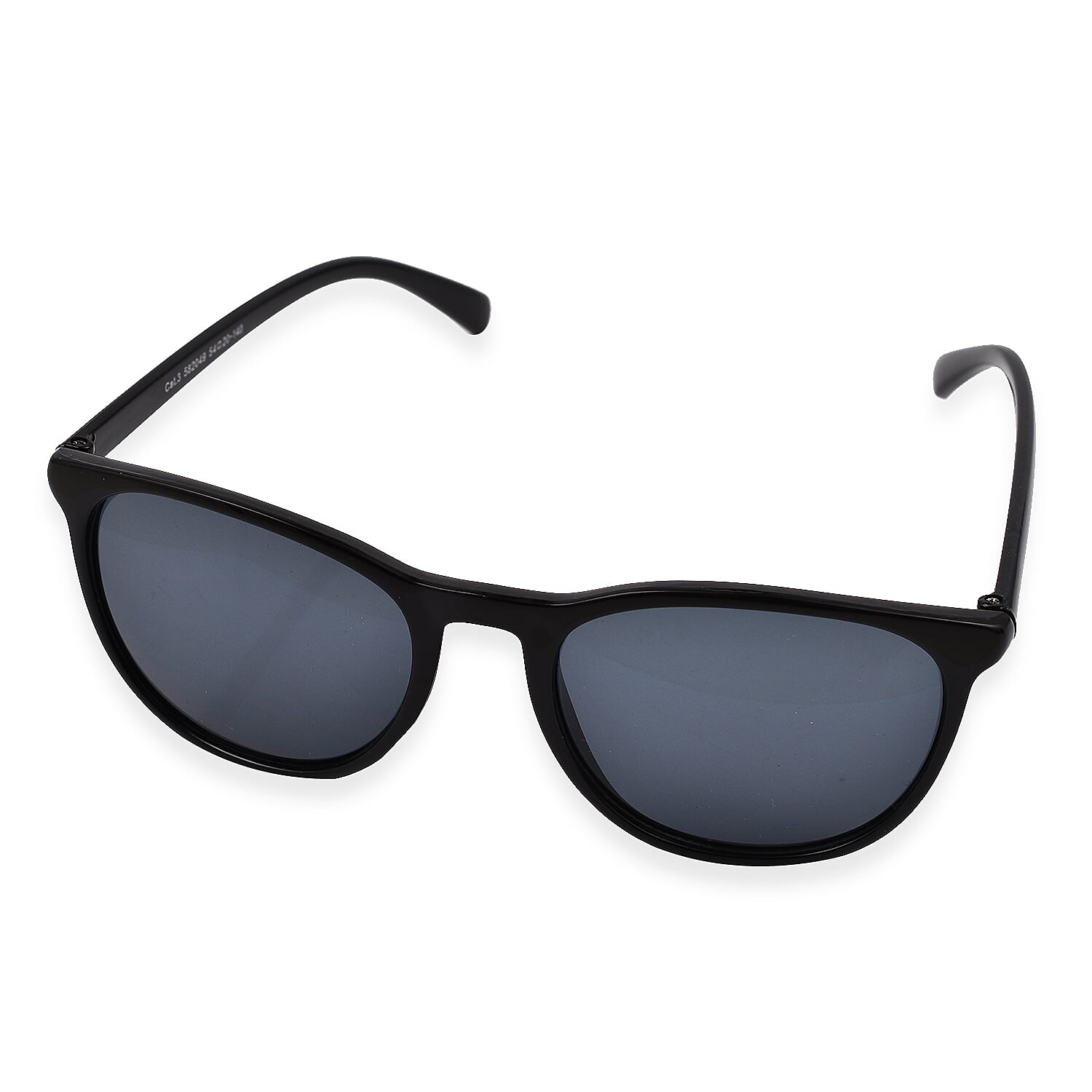 UV 400 Cat 3 Round Sunglasses - Black