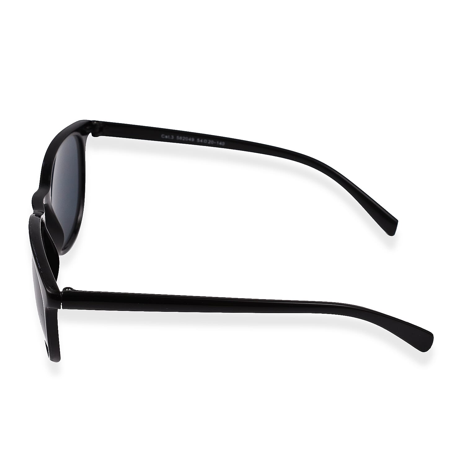 UV 400 Cat 3 Round Sunglasses - Black