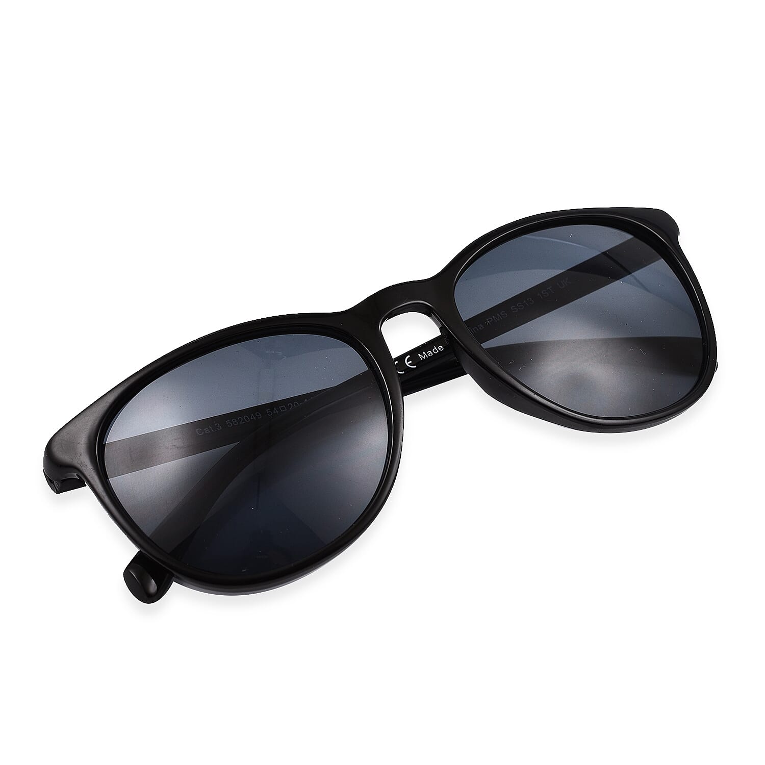 UV 400 Cat 3 Round Sunglasses - Black
