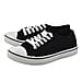DOD - Closeout Deal Canvas Trainers (Size 3) - Black