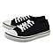 DOD - Closeout Deal Canvas Trainers (Size 3) - Black