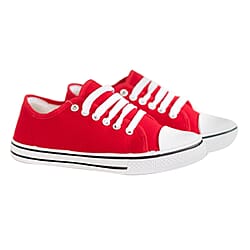 DOD - Closeout Deal Canvas Trainers (Size 3) - Black