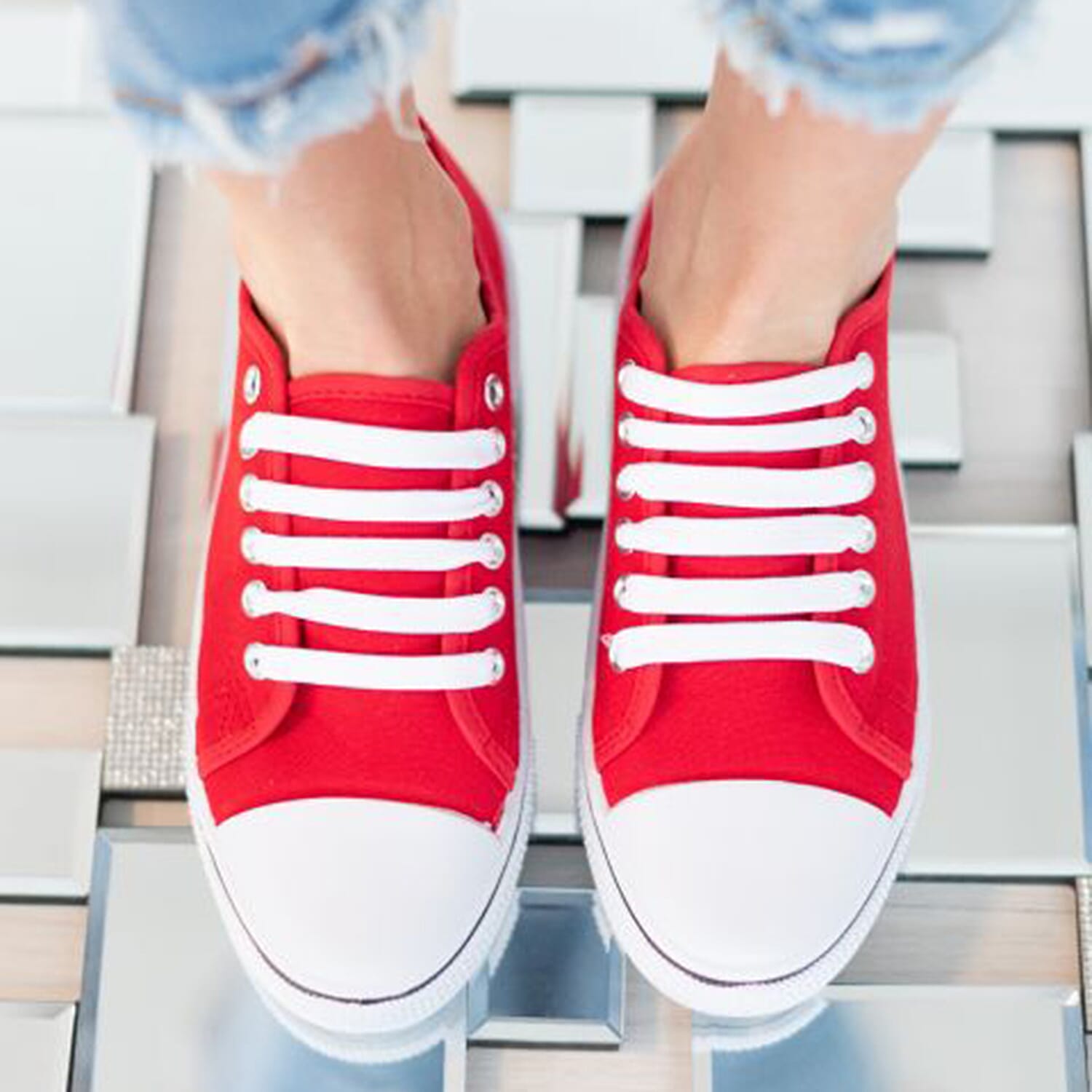 DOD - Closeout Deal Canvas Trainers (Size 3) - Black