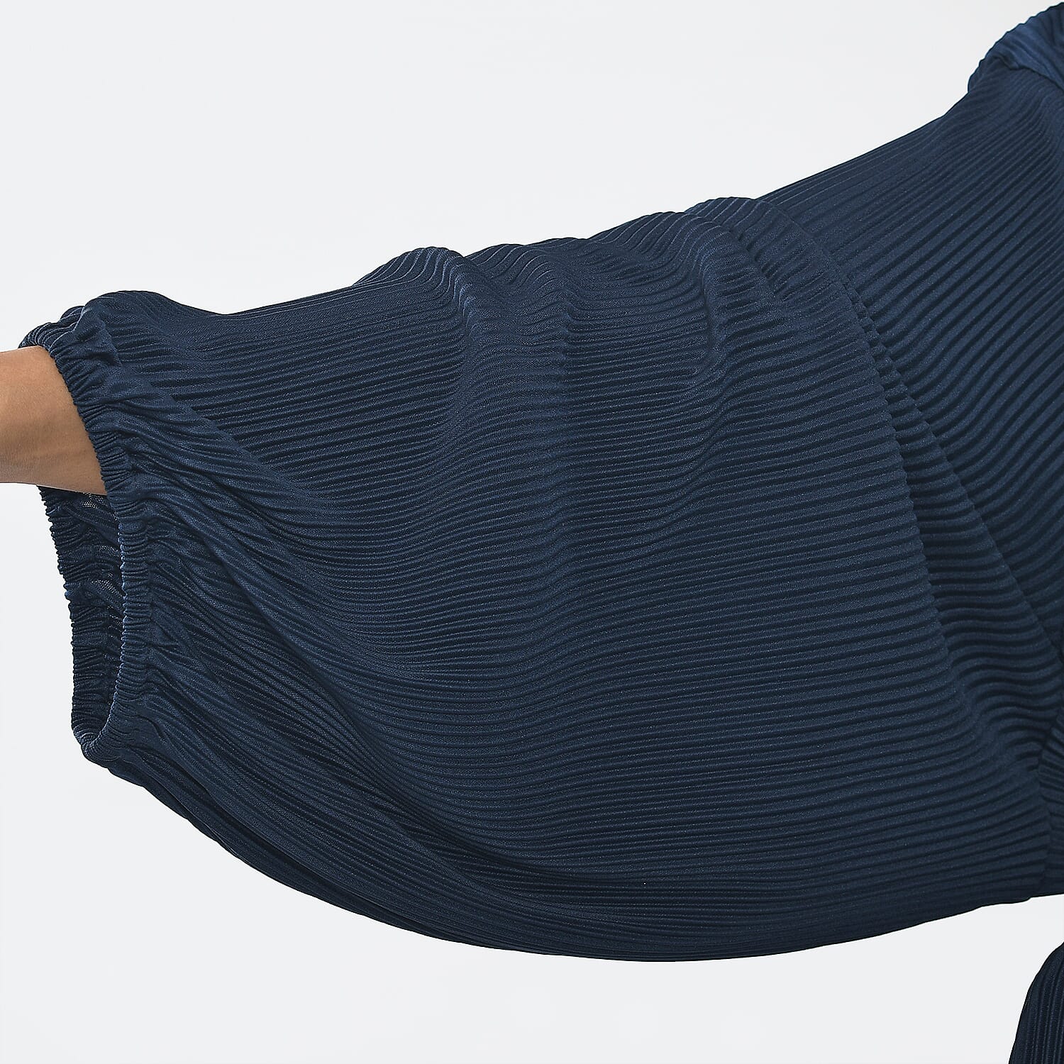 Tamsy Belted Plisse Midi Dress