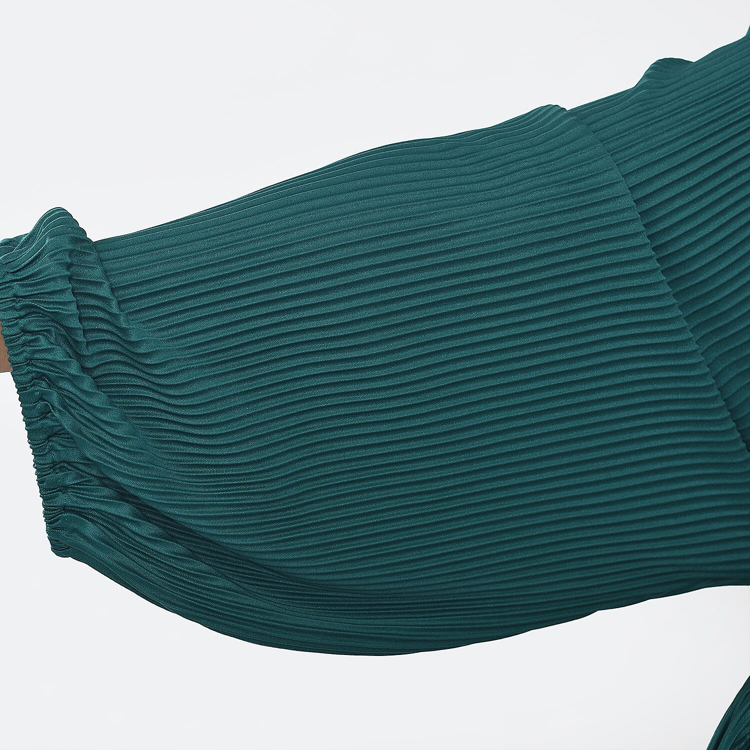 Tamsy Belted Plisse Midi Dress