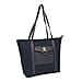 W Brown International Ladies Handbag with Zipper Closure - Black
