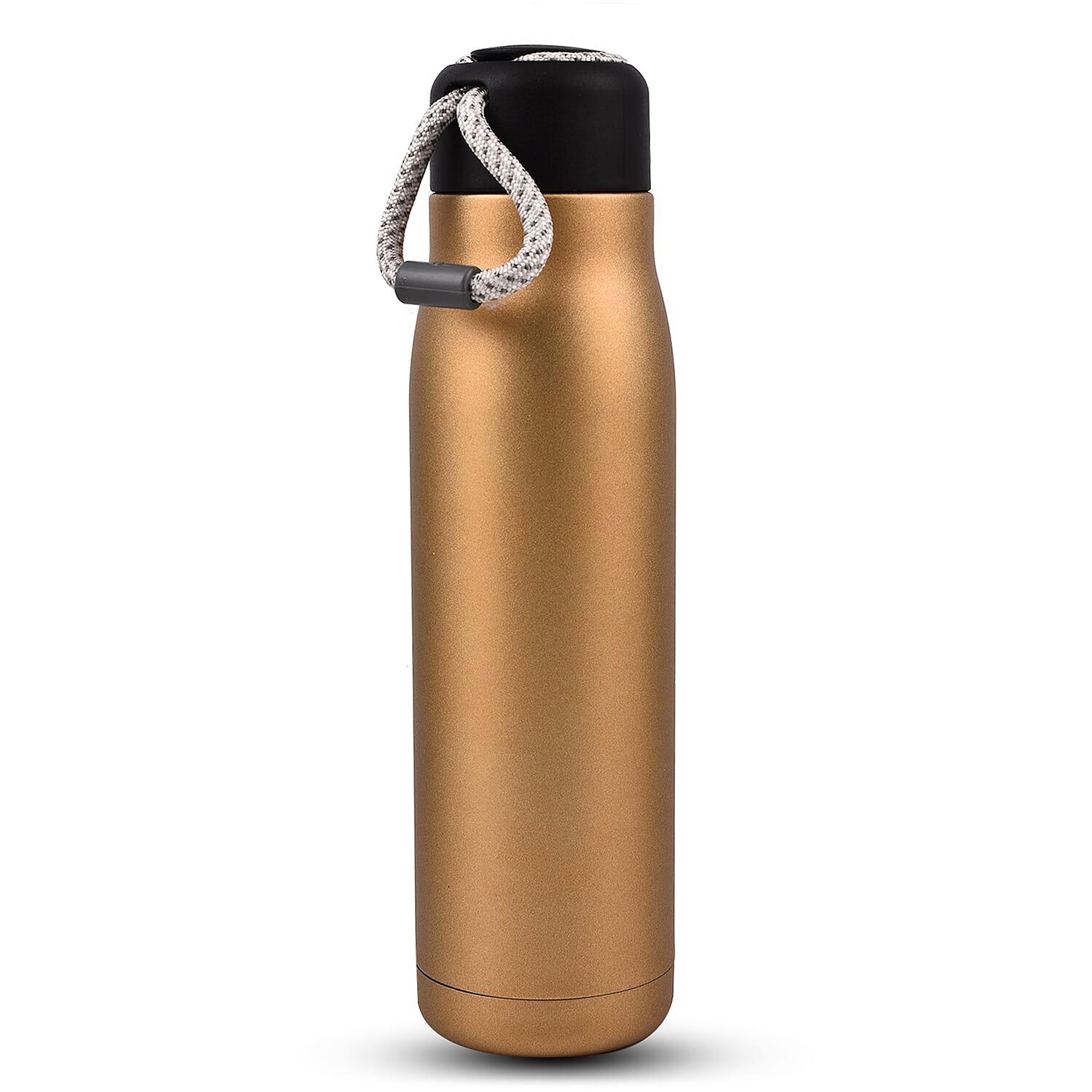 Grunwerg Lighweight Vacuum Insulated Travel Bottle (0.5L) - Matt Bronze - 10hrs HOT, 30 hrs COLD