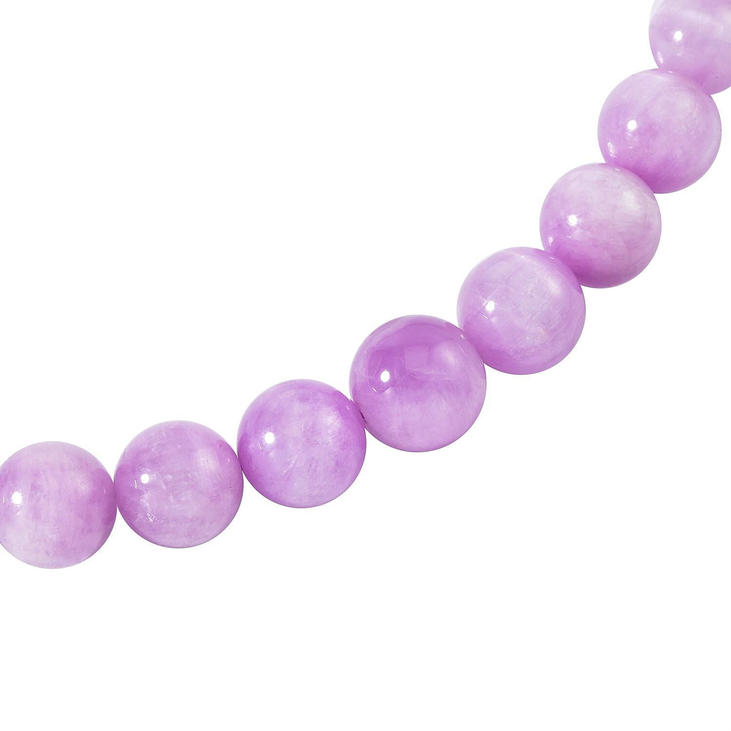 9K Yellow Gold AAA Kunzite Beads Necklace (Size - 20) 434.25 Ct.