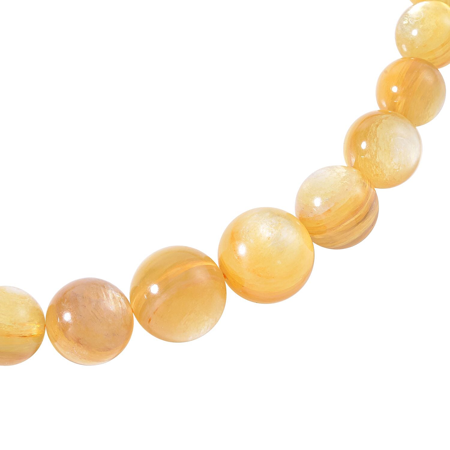 Very Rare Find 9K Yellow Gold AAA Golden Lepidolite Necklace (Size - 20) 588.90 Ct.