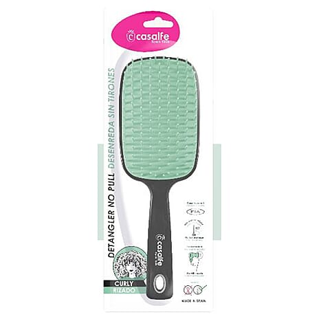 Showing Casalfe Detangle Hair Brush Curly Hair - Blister Pack