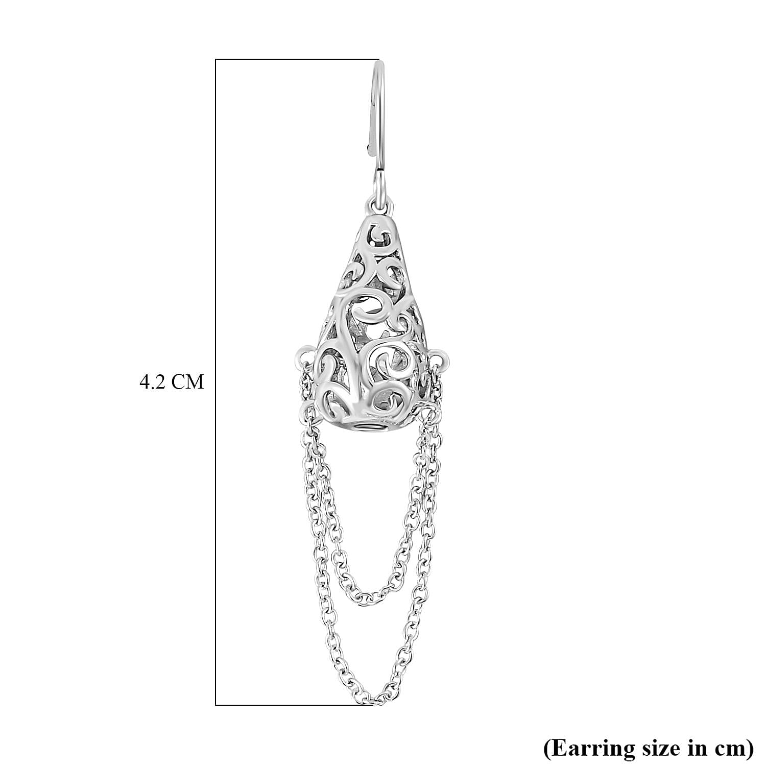 Lucy Q Air Drip Collection - Rhodium Overlay Sterling Silver Earrings