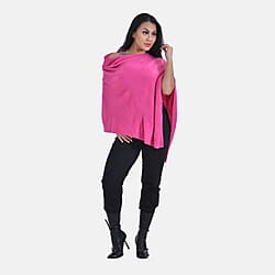 Tamsy Knitted Cape Irregular Cut