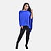 Tamsy Knitted Cape Irregular Cut