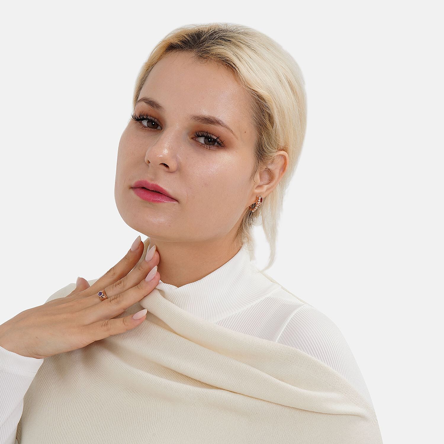 TAMSY Super Soft Knitted Poncho (One Size) - Beige