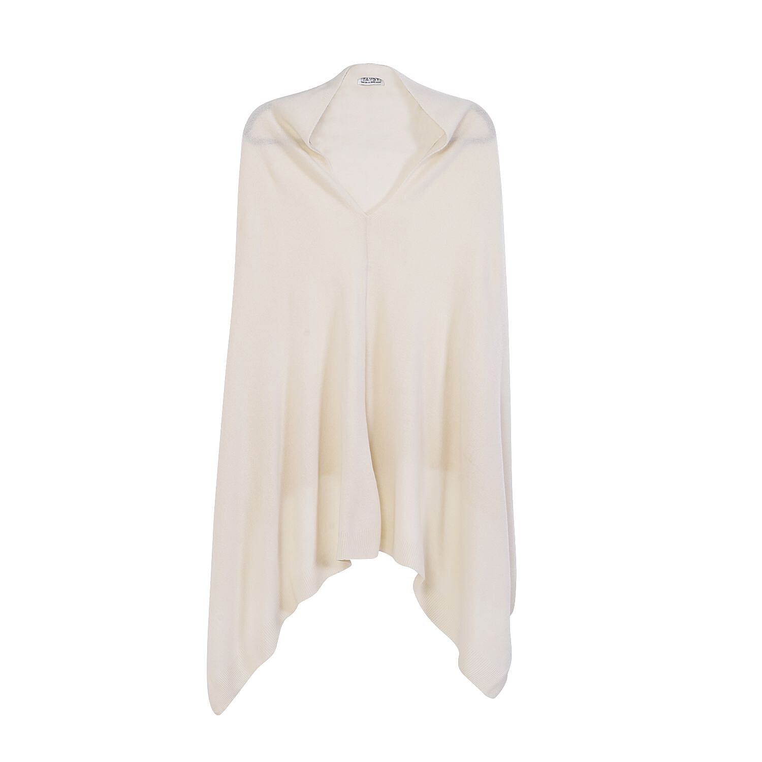TAMSY Super Soft Knitted Poncho (One Size) - Beige