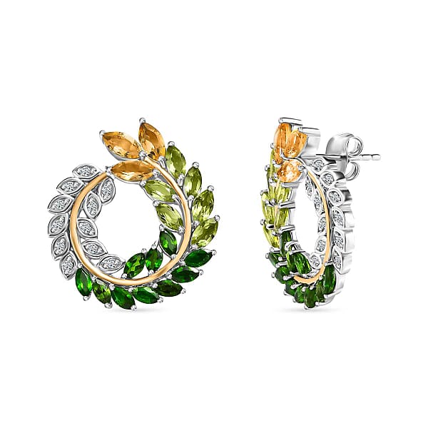 PAULINA CITRINE QUARTZ EARRINGS MULTI